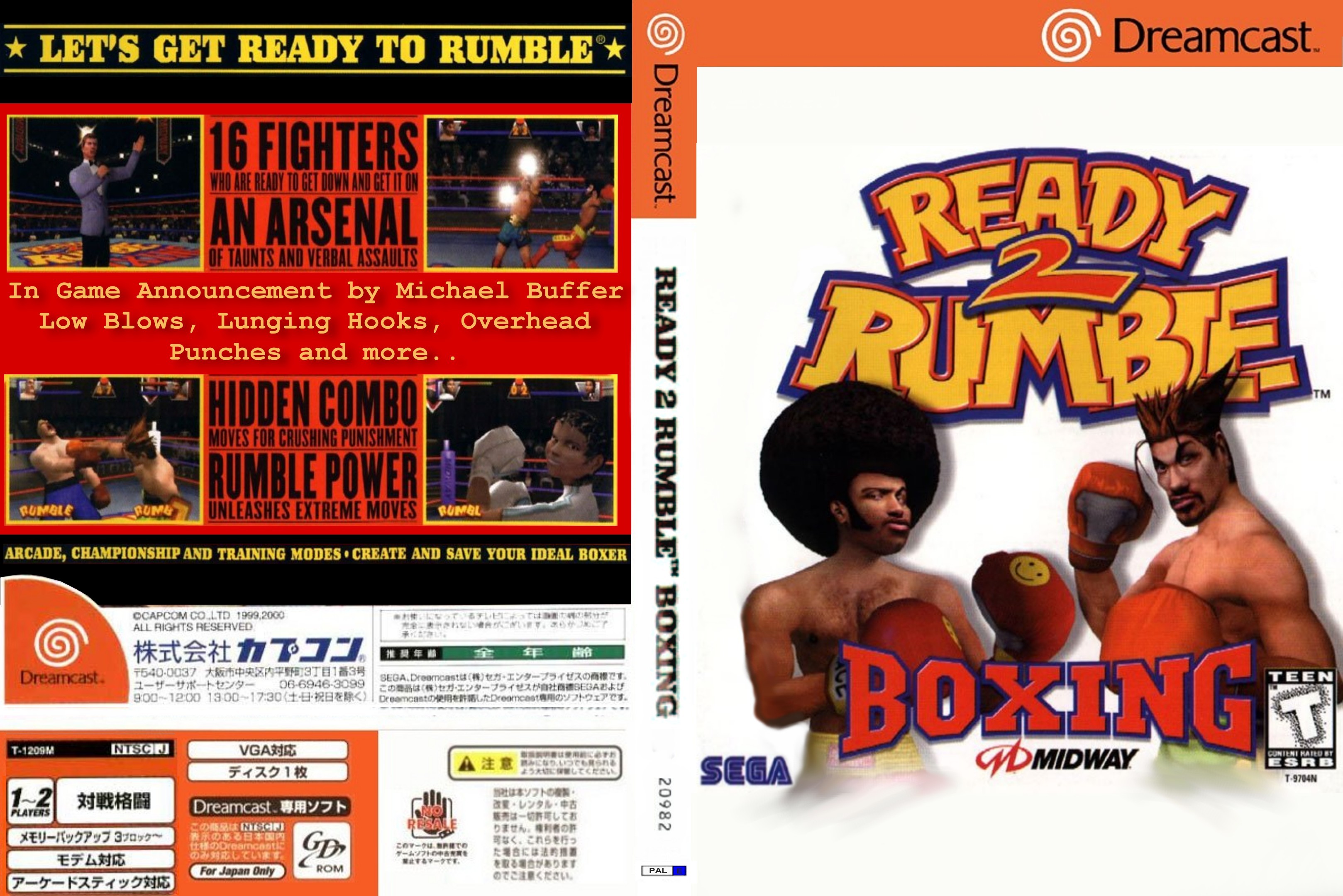 Jeu Ready 2 Rumble Boxing Pour Sega Dreamcast - Neuf Sous Blister PAL - Sega
